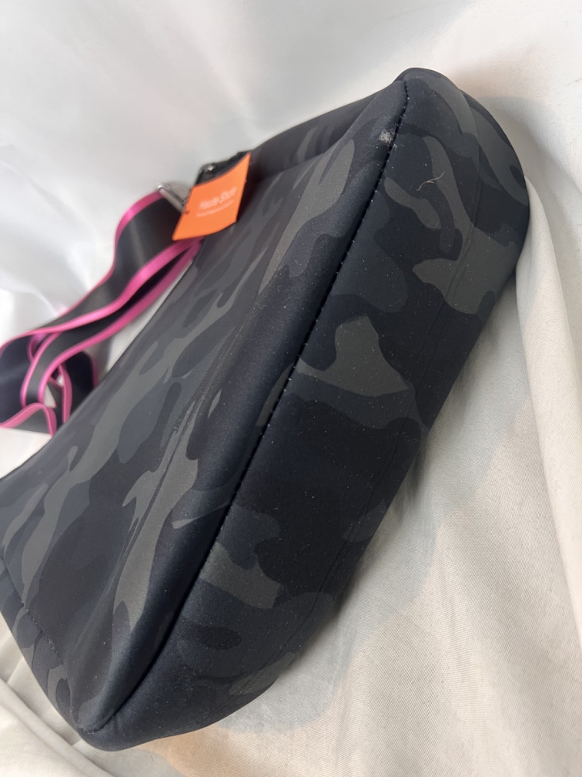 HAUTE SHORE black camo elite crossbody bag purse shoulder NEW