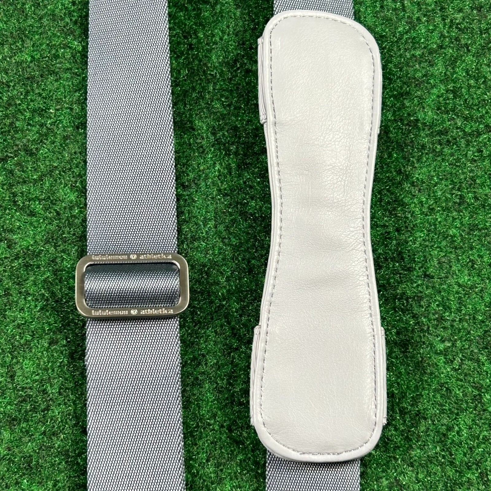 Lululemon Athletica Padded Bag Strap Adjustable Blue Metal Clasps Strap Only