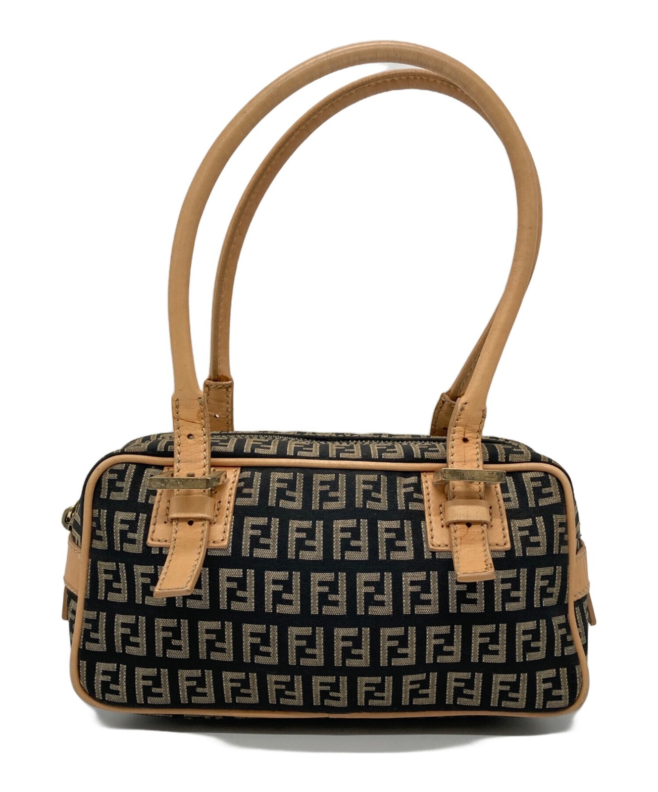 Fendi Mini 2373 8BN004 028 Black Boston Bag #TFB2967