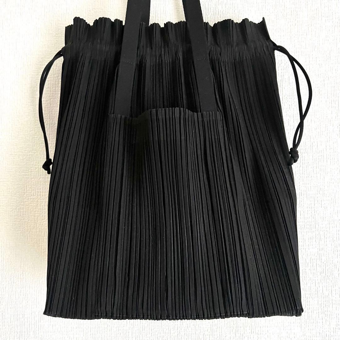 Issey Miyake Pleats Please Black Tote Bag
