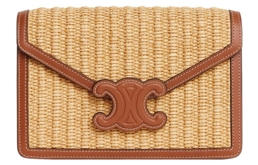 CELINE Triomphe Crossbody Bags 8.7 x 2.4 x 5.7 in