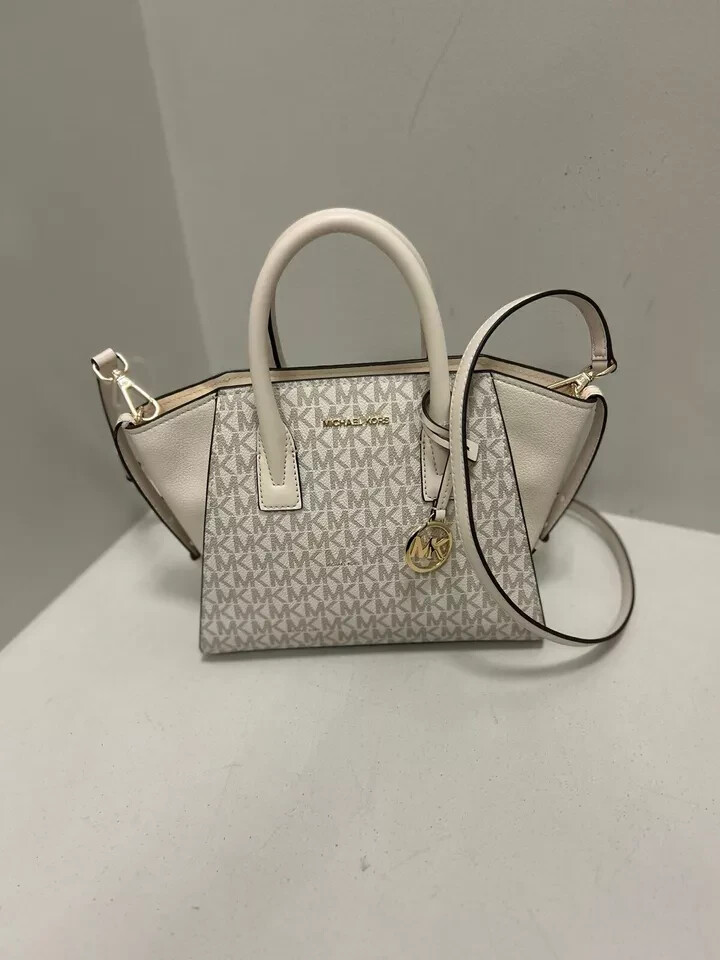 Michael Kors Avril Small Satchel Bag Handbag Purse Shoulder Crossbody + Wallet