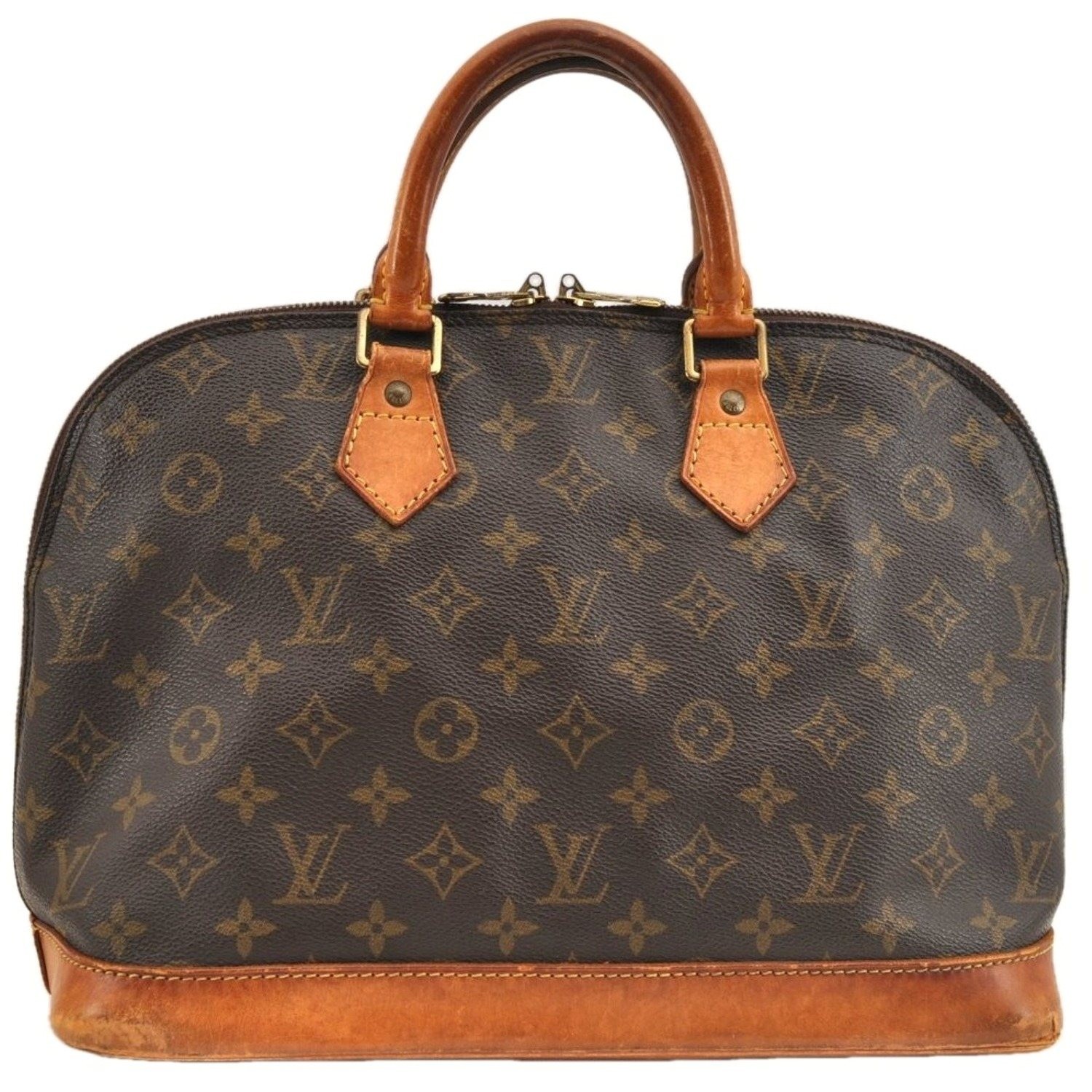 Authentic Louis Vuitton Monogram Alma Hand Bag Purse M51130 LV AC243