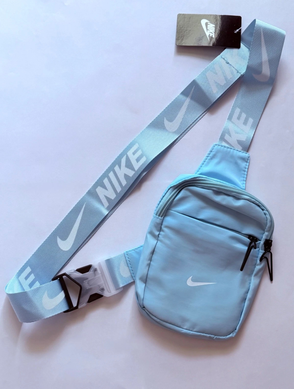 Nike Heritage Crossbody Bag Small Branded Strap & Padded Mesh Back,multi Colors.