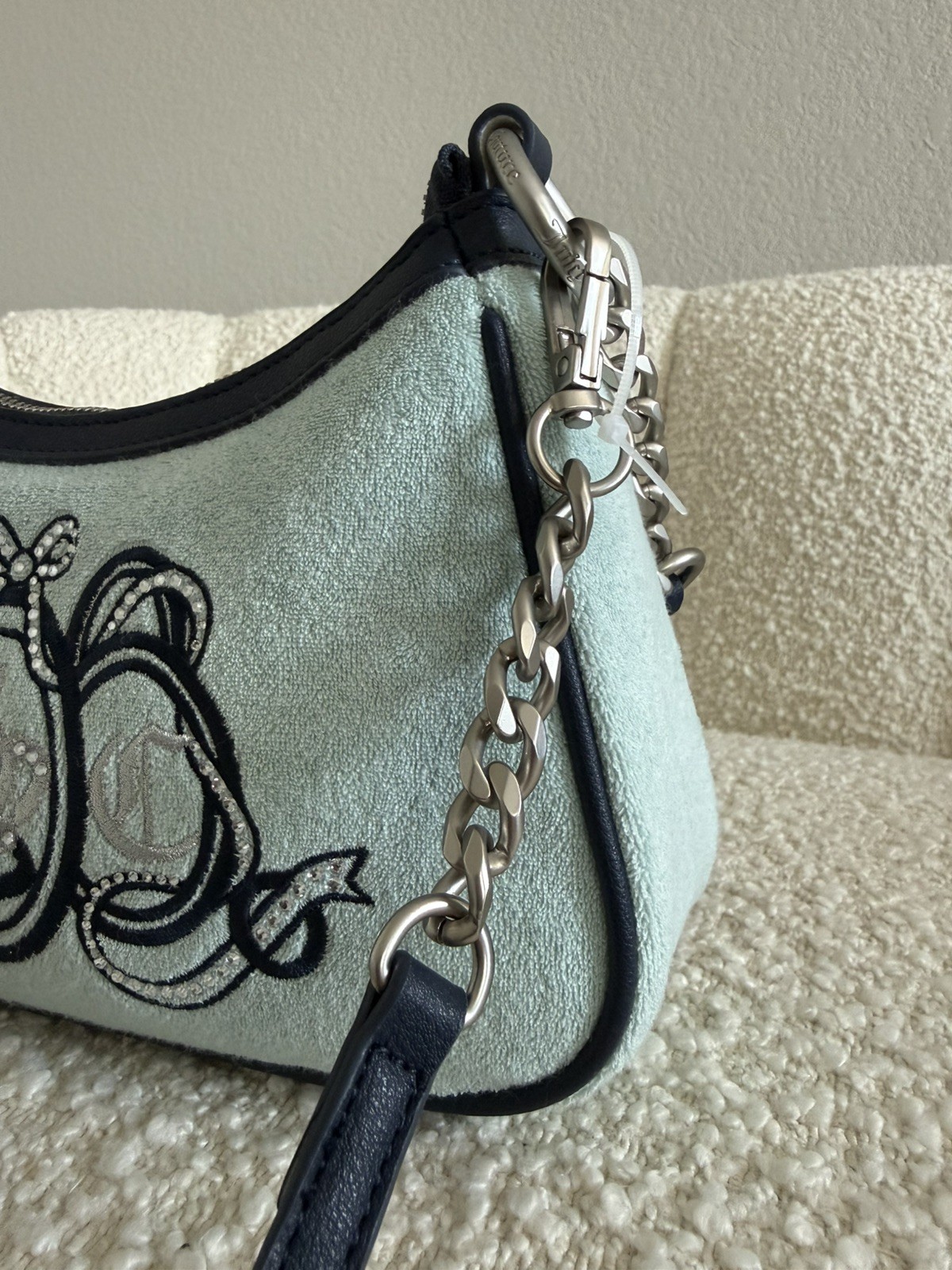 NWT Juicy Couture Royal Turquoise Shoulder Bag Crossbody