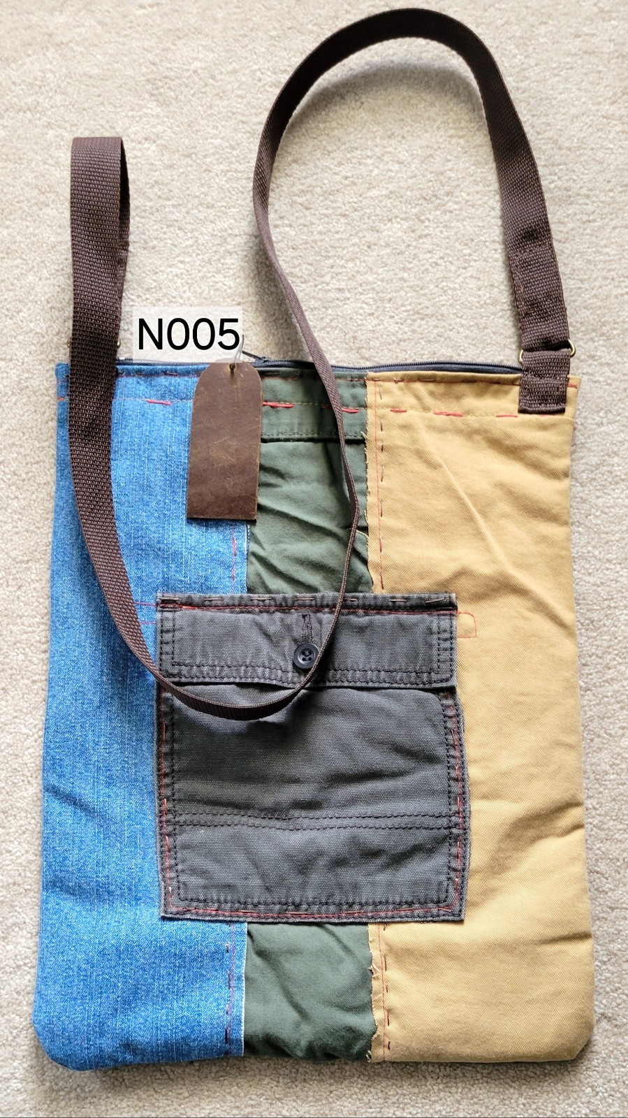 N005 Neo Casual 3 Toned Crossbody Bag