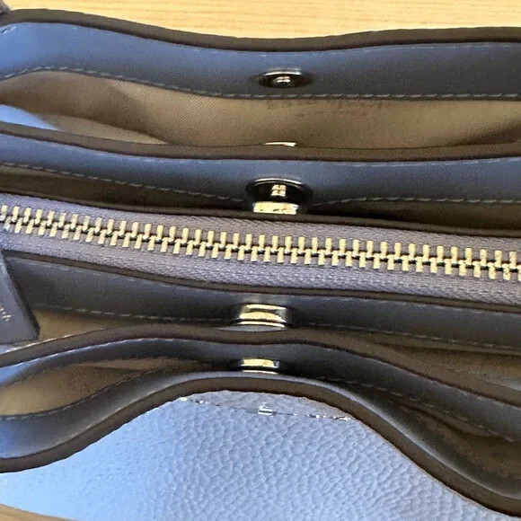 Kate Spade Dumpling Small Pebbled Leather Serenity Satchel / Wallet NWT Women