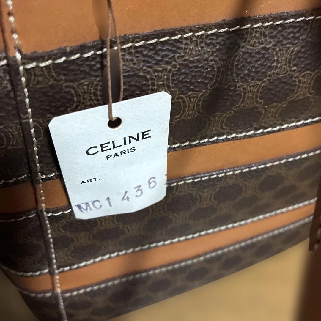 New Unused Item CELINE Backpack Macadam Drawstring FM649