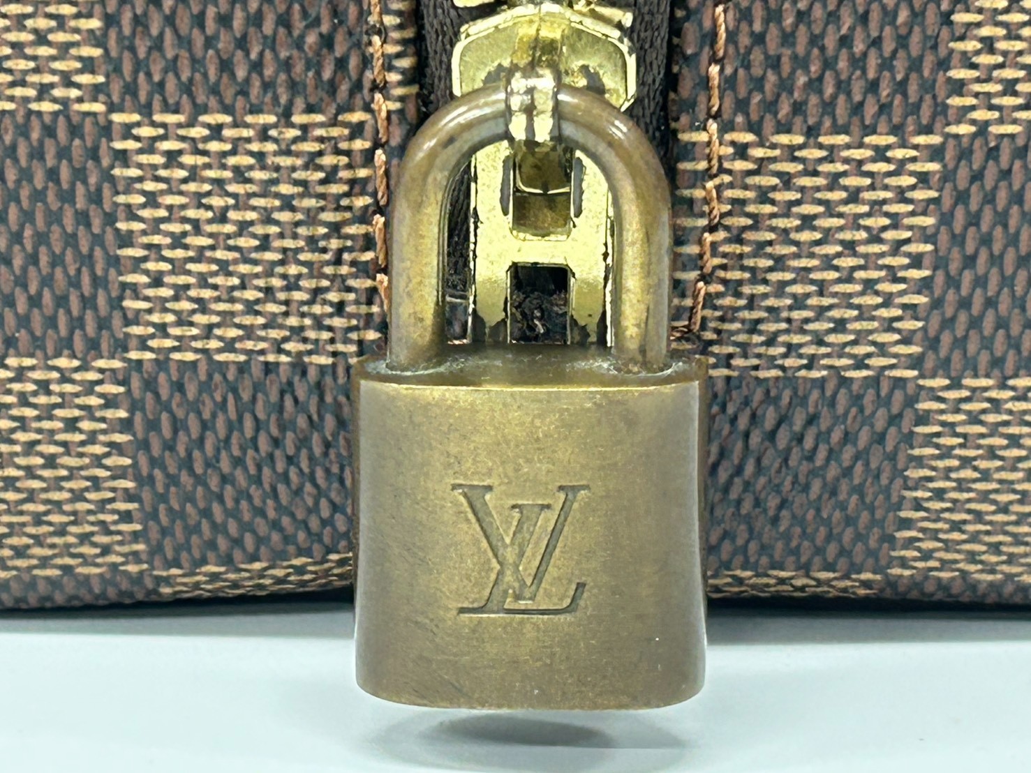 Louis Vuitton LV Hand Bag N41455 Damier Nolita Ebene Excellent++ B174