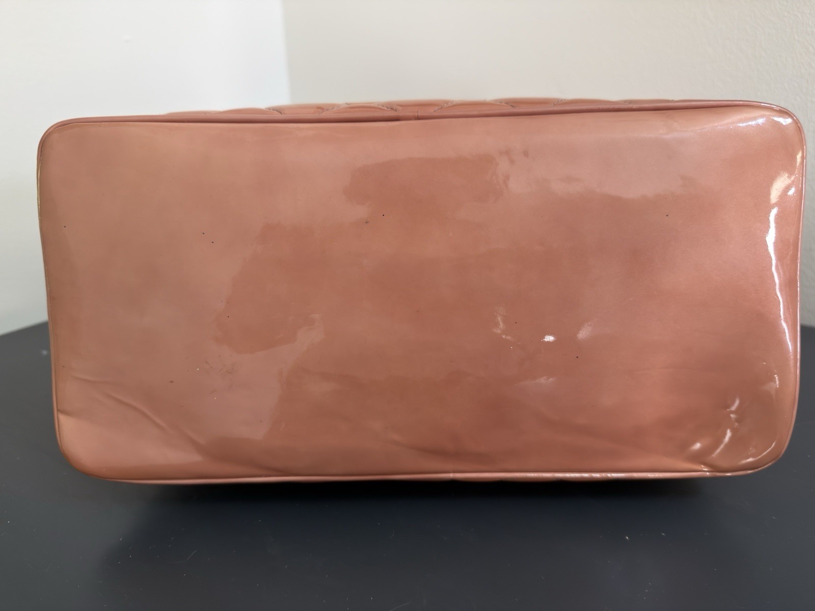 Chanel Medallion Patent Leather Rose Pink Handbag