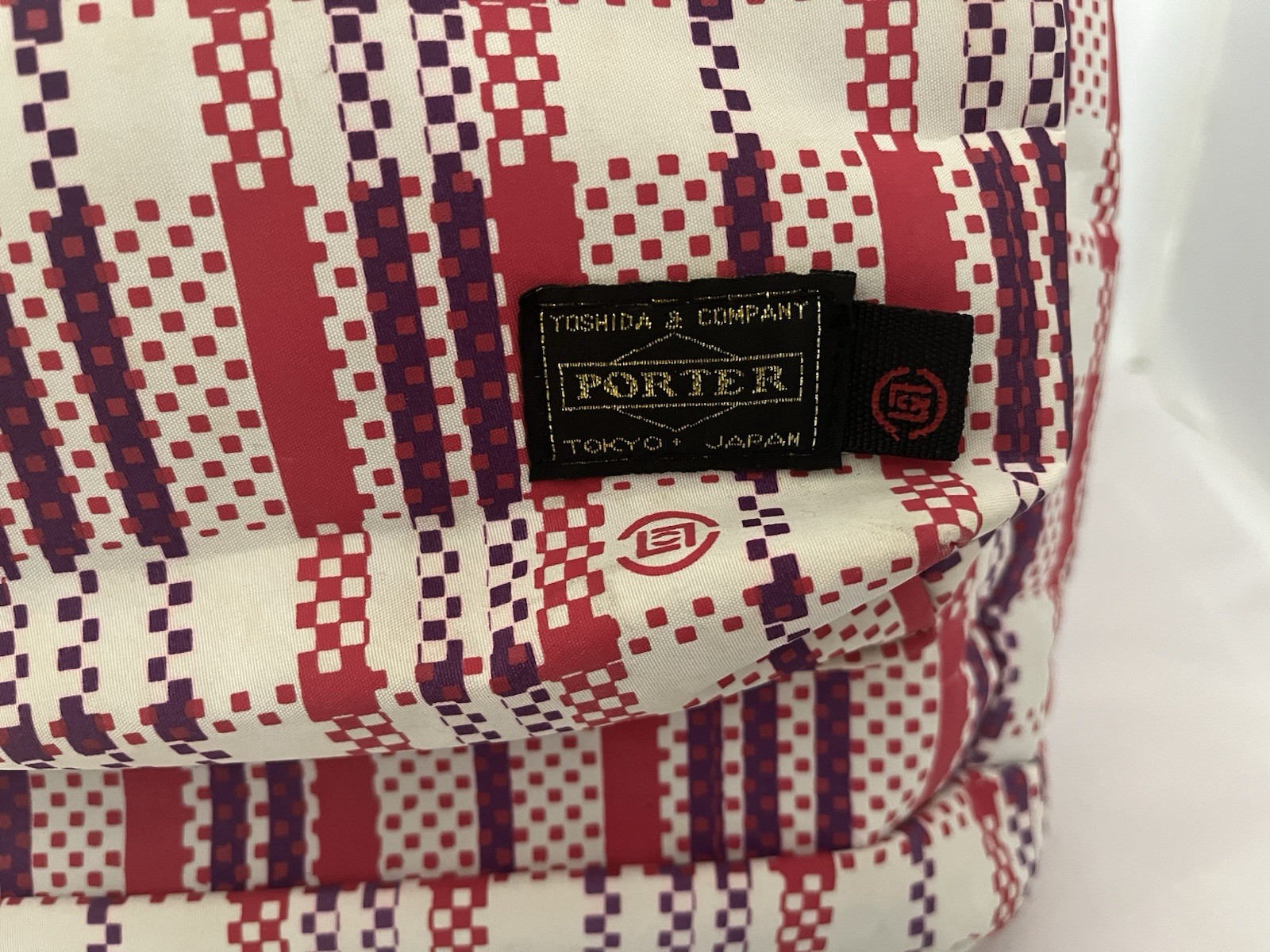 PORTER YOSHIDA JAPAN PLAID EXPLORER BACKPACK USED ONE TIME, RARE! EC