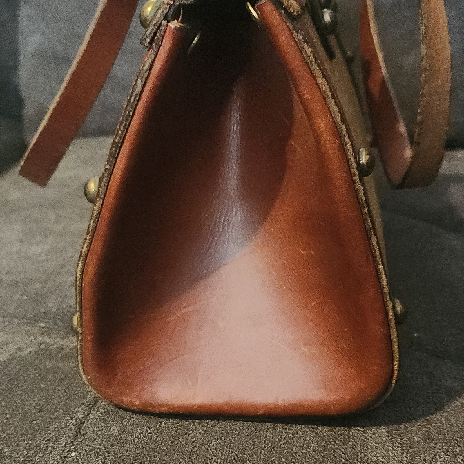 Vintag John Romain Satchel with Original Box and plastic packing bag