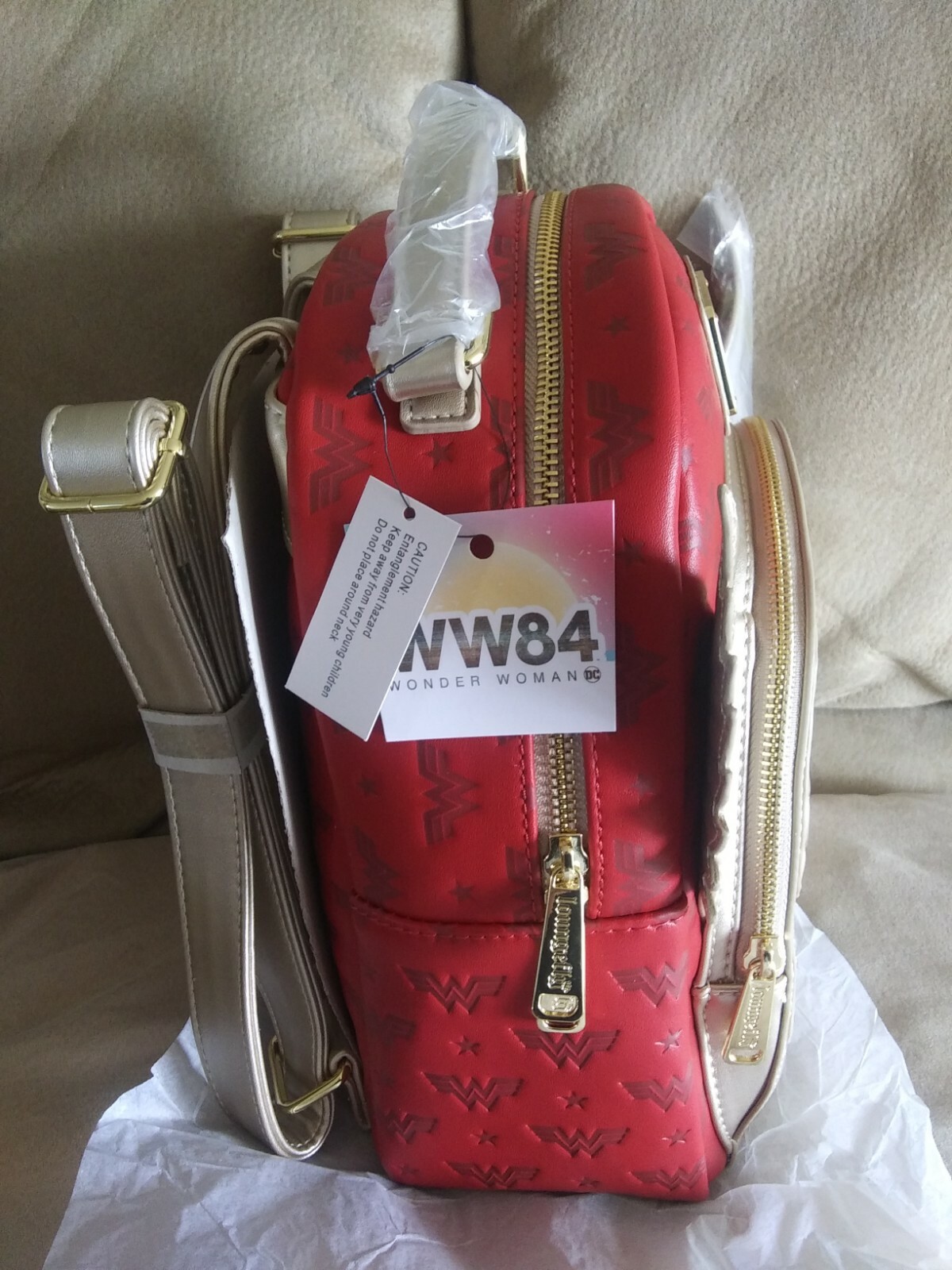 Loungefly Wonder Woman WW84 Mini Backpack DC LIMITED EDITION 600 New With Tags