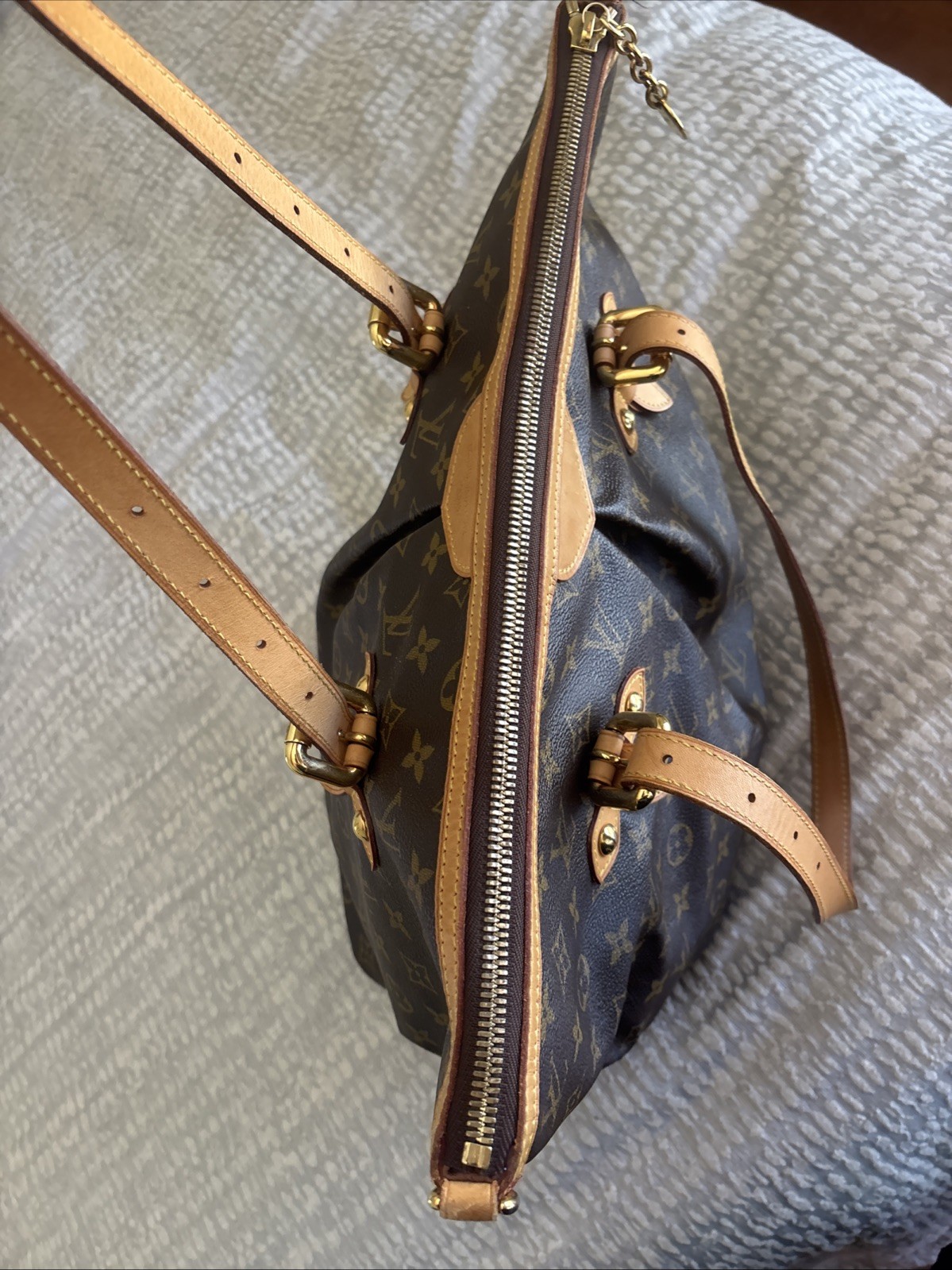 Louis Vuitton Palermo GM Monogram Tote Bag w/ Strap & Dust Bag SD4049 Authentic!