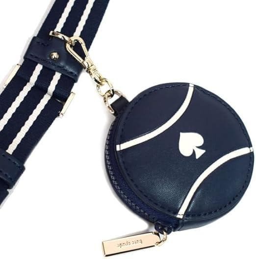 Kate Spade Leather Rosie Tennis Print Duffle Bag with Pouch 2Way Crossbody
