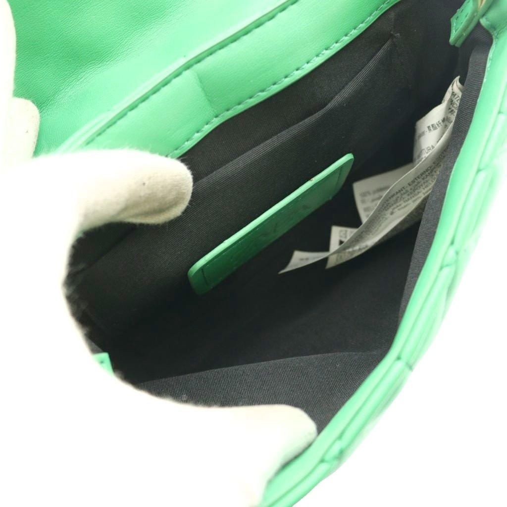 ZARA Green Polyester Shoulder Bag AB Condition 23×14.5cm 9×5.7in
