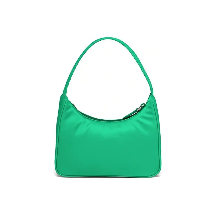 PRADA Hobo Triangle Logo Nylon Single Shoulder Bag Women’s 8.7×2.4×6.7 in
