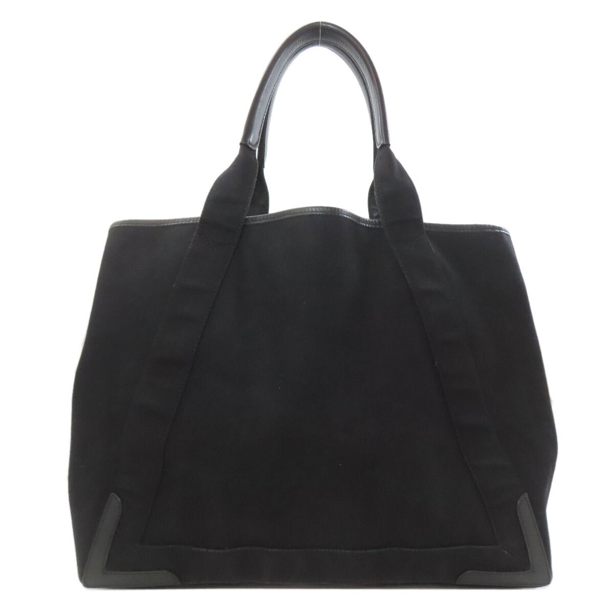 BALENCIAGA 339936 Navy Cabas M Tote Bag Canvas Women’s Used
