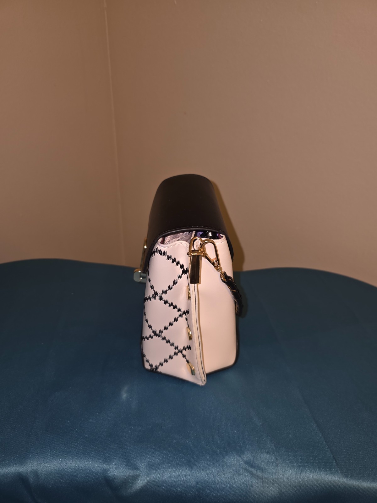 CoupleKapok black and beige shoulder bag Nwt