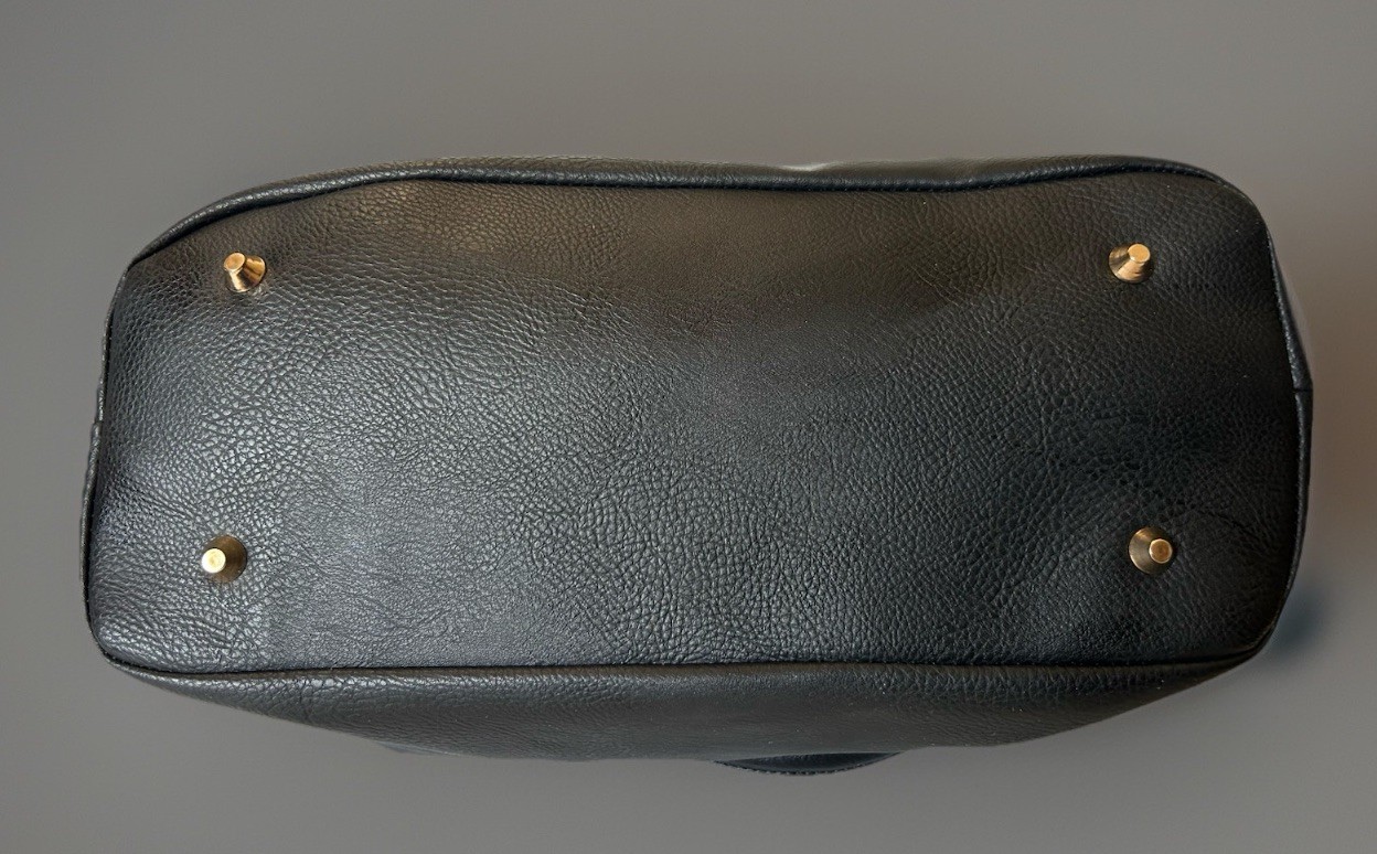 Wrangler Black Concealed Carry Black Wide Tote/Crossbody Bag 16” X 11” X 6”