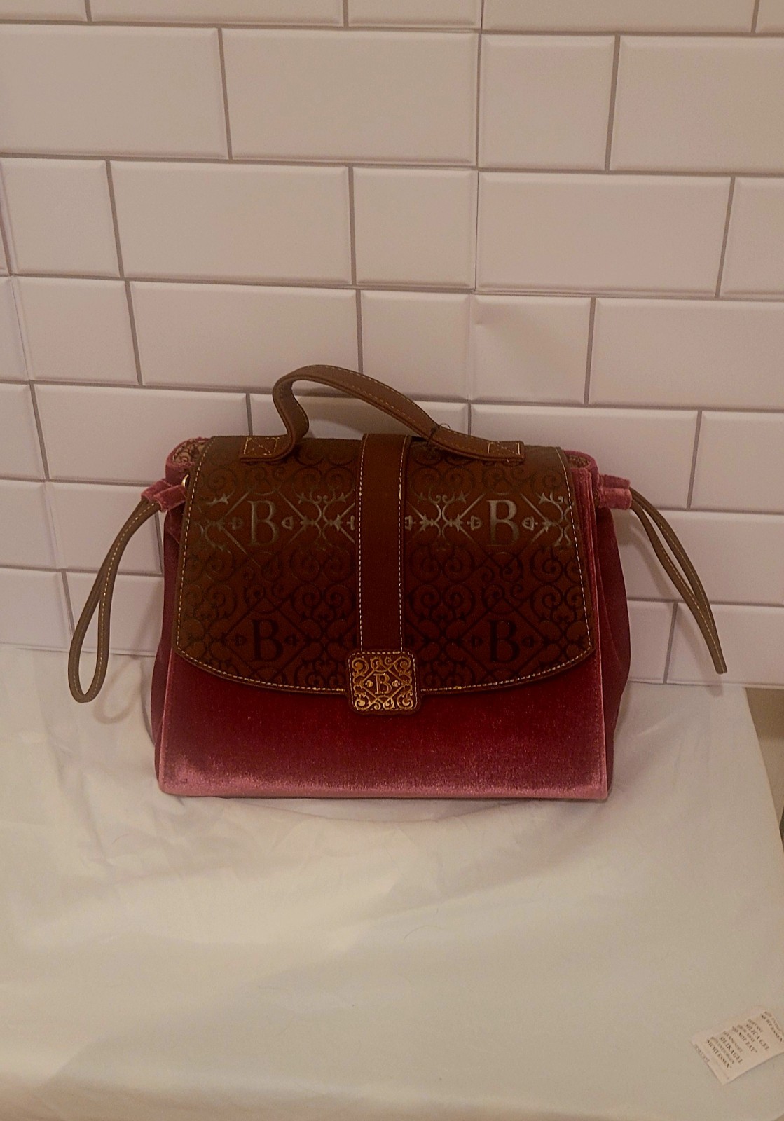 Biltmore Purse By Loungefly NWT Wine Red Brown cabernet Exclusive NC Asheville