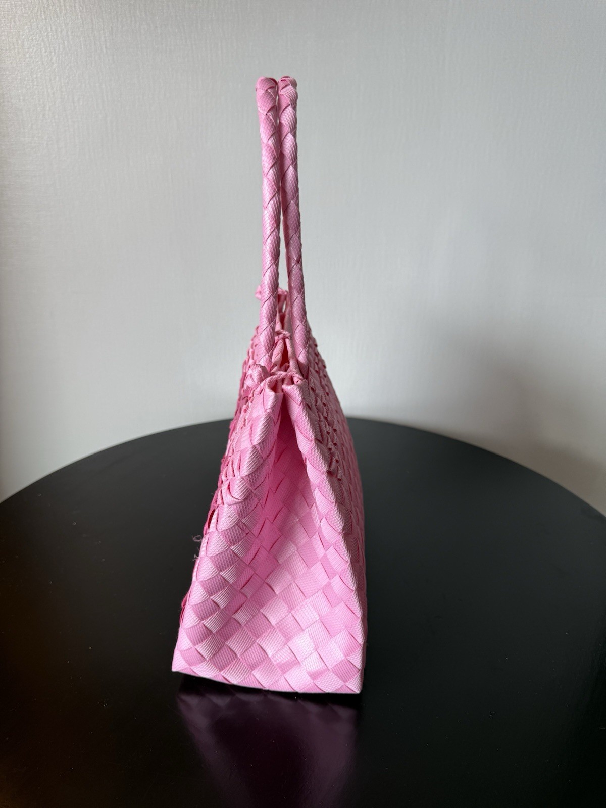 Bayong Bags Plastic Pink Medium Philippines Shopping Beach Modern
