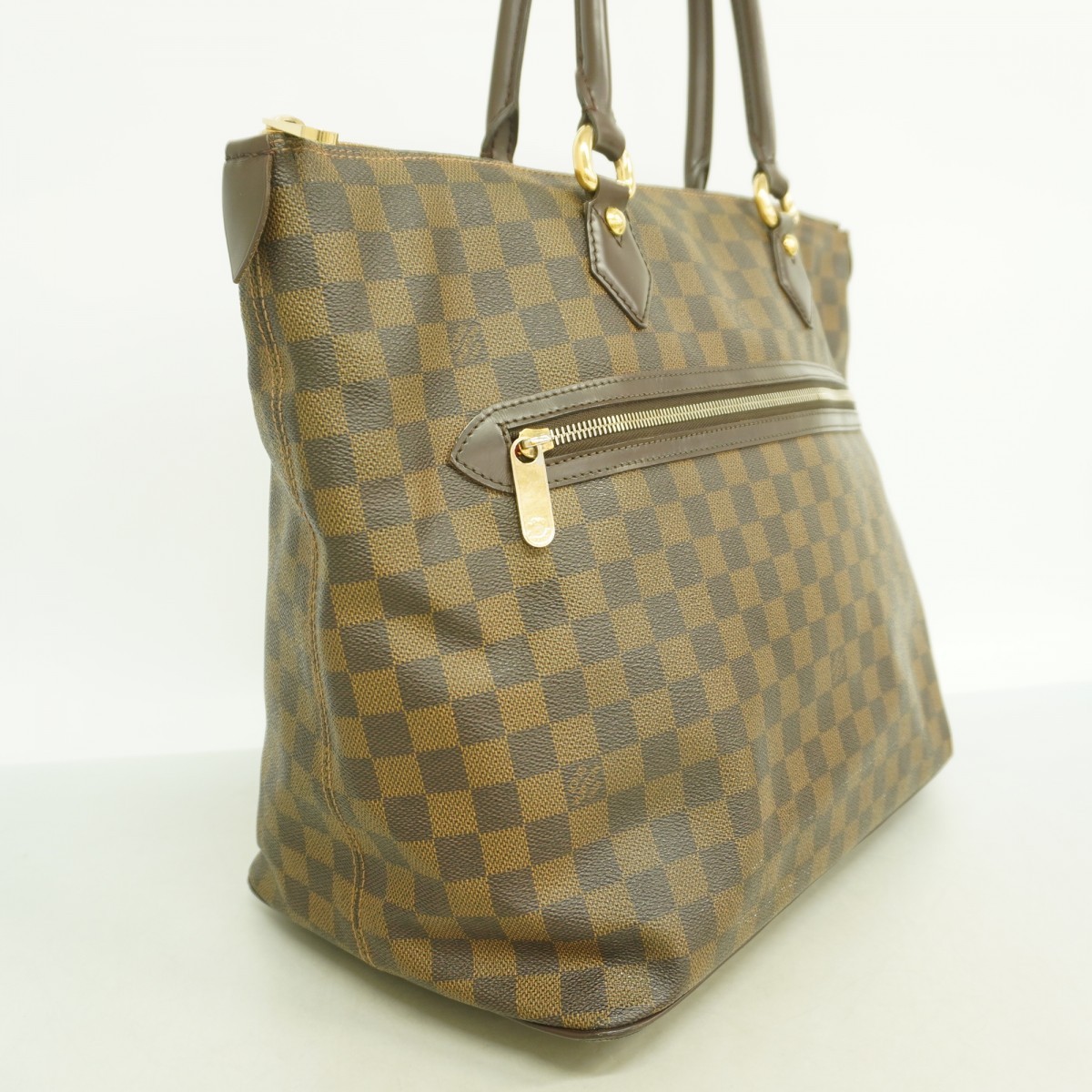 Auth [6fd5959] LOUIS VUITTON Tote Bag Damier Saleya GM N51181 Ebene [Pre-own…