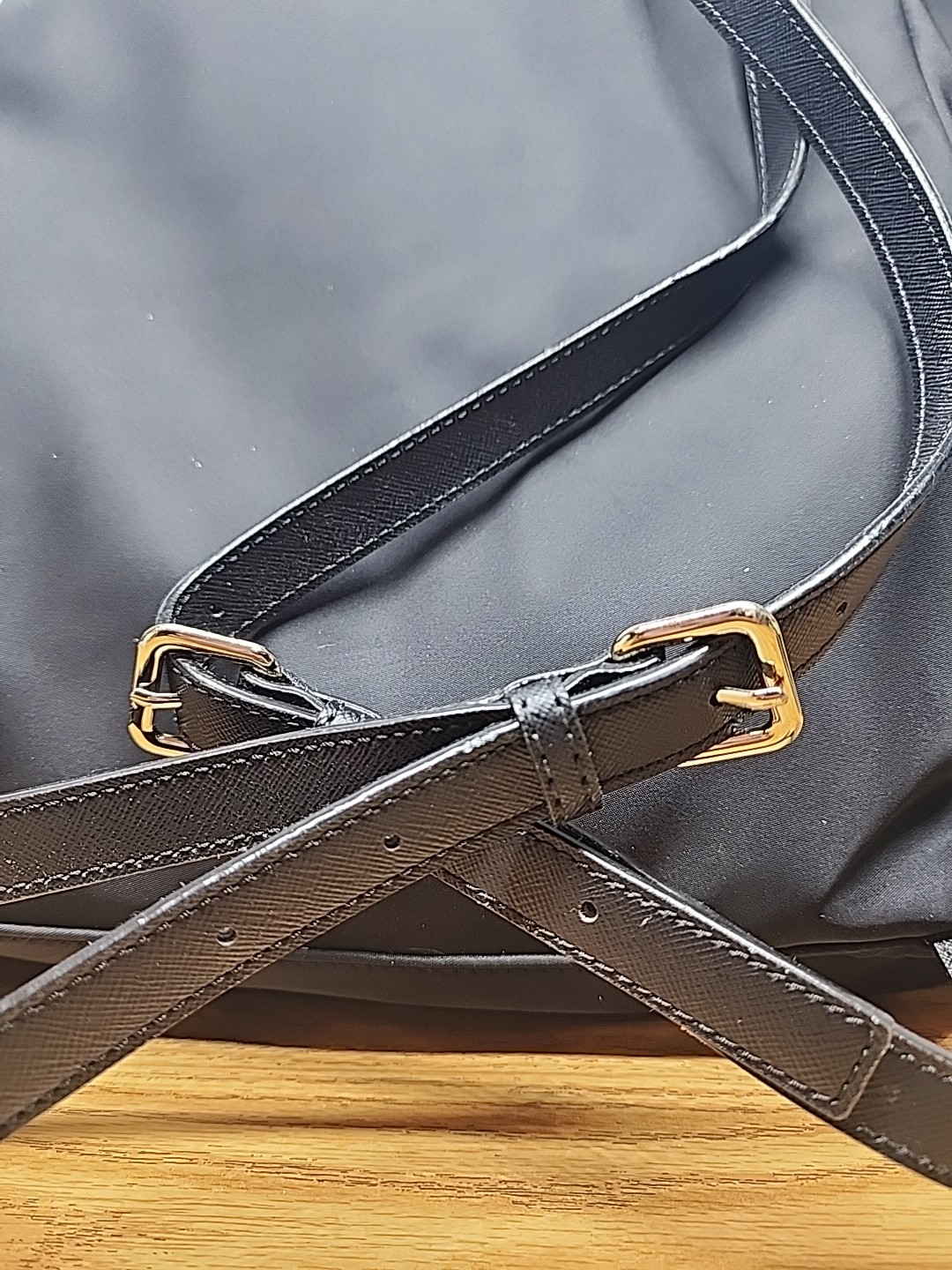 Kate Spade Black Nylon Hilo Blake Avenue Gold Hardware Large Backpack