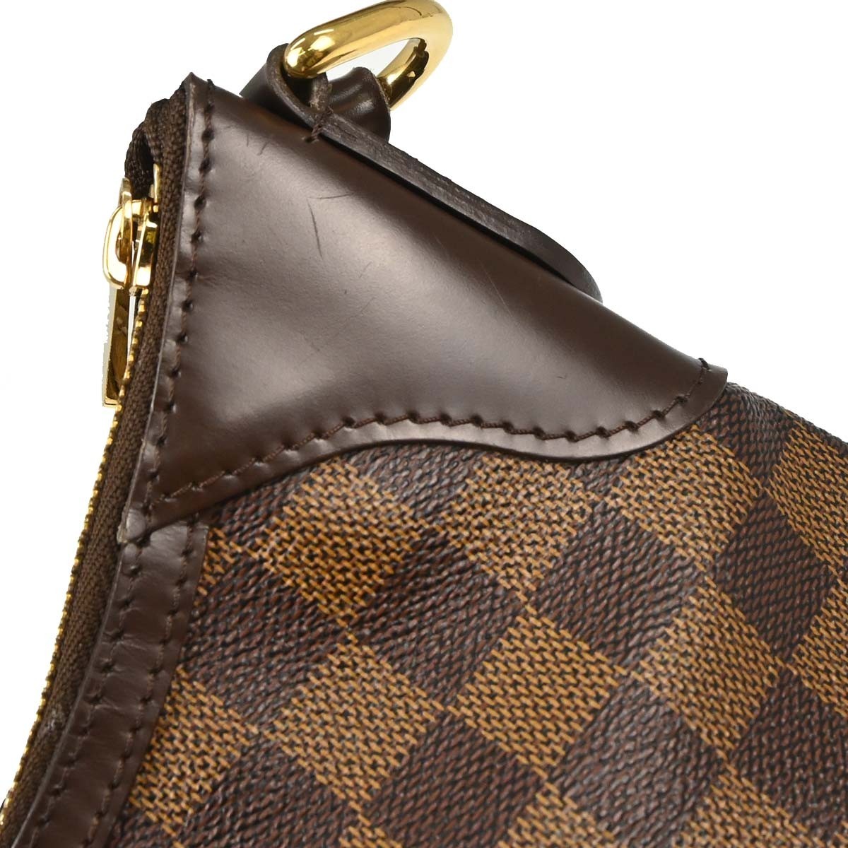Best06/ Louis Vuitton Damier Thames PM Hobo Handbag N48180 MI3043 TQ00040