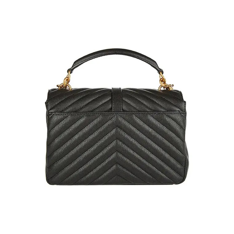 SAINT LAURENT YSL College Label Logo Shoulder Tote Bag Women’s 9.4×2.5×6.6 in