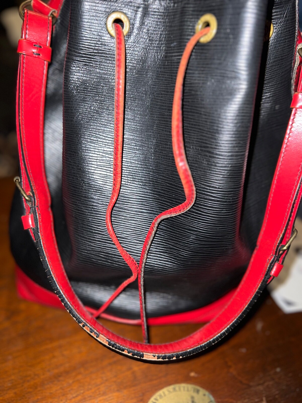 Louis Vuitton Epi Leather Noe GM Shoulder Bag Tote Black NéoNoé