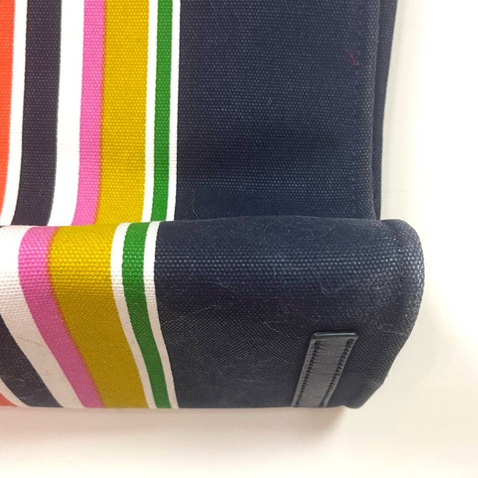 Kate Spade Kitt Large Striped Tote Parisian Navy Multi