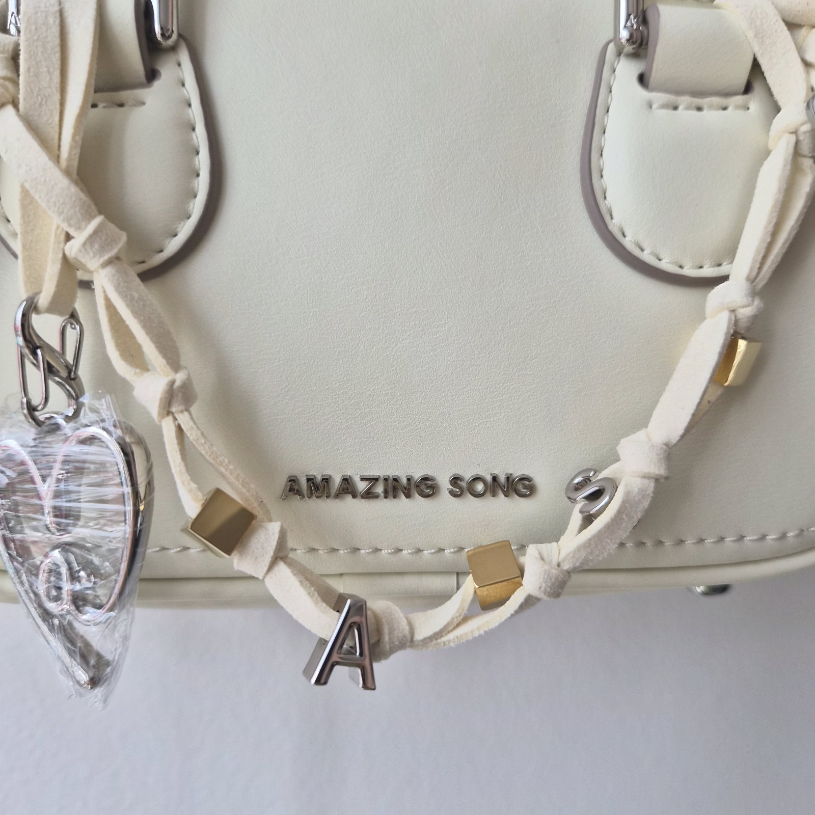 Amazing Song Butter Yellow Toast Mahjong Mini Top Handle Bag