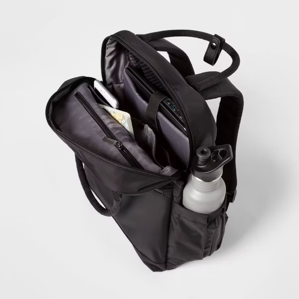 Signature 16″ Commuter Adaptive Backpack Black – Open Story️: RFID