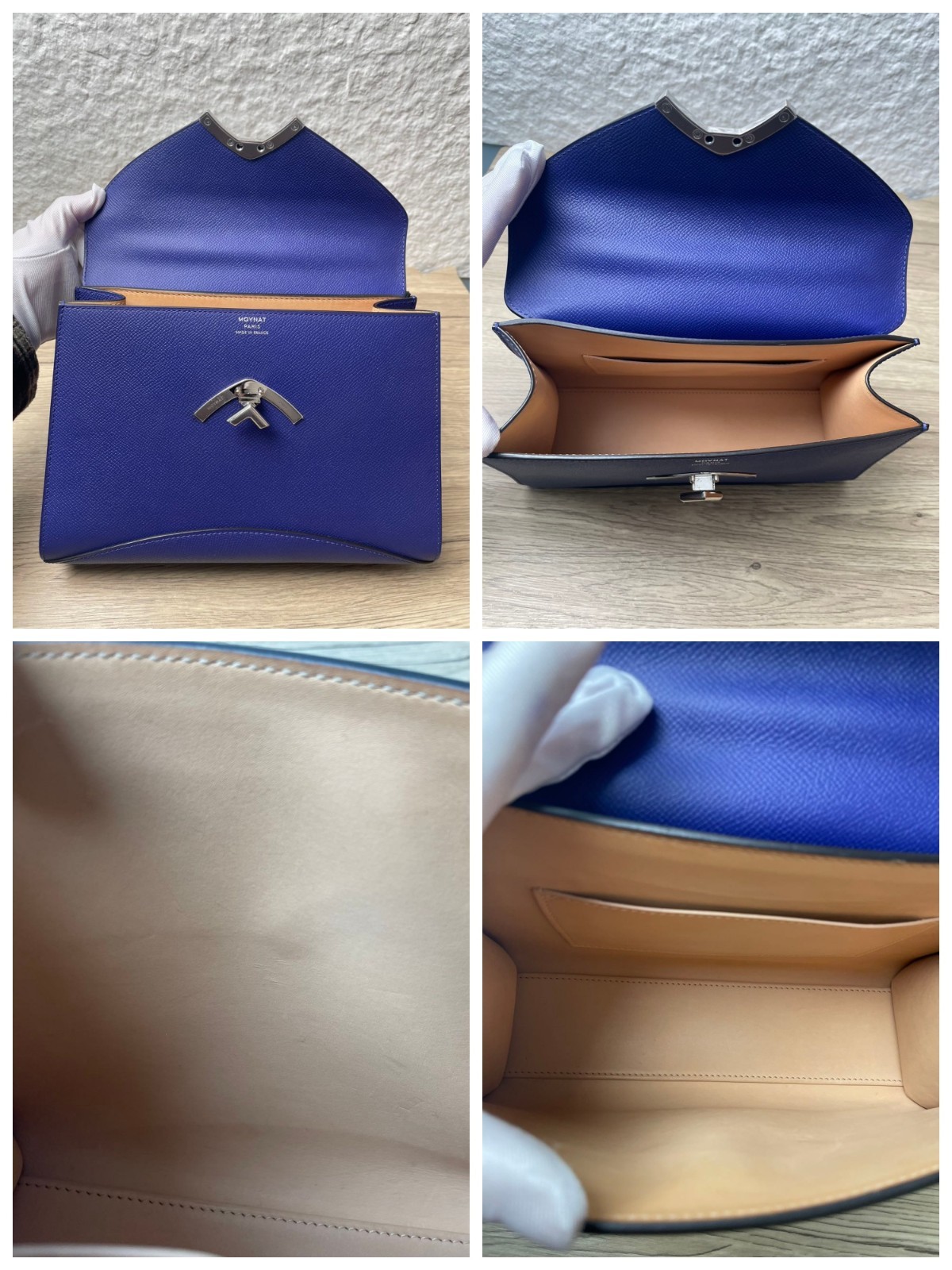 MOYNAT Gabrielle Medium 26cm Calfskin Shoulder Bag