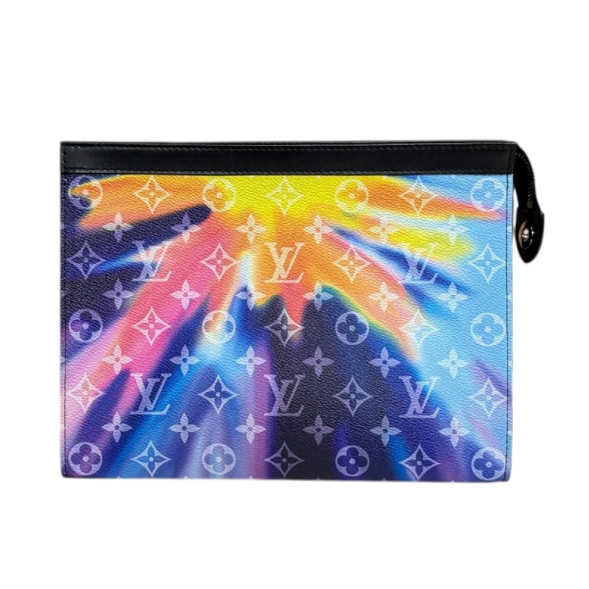 Louis Vuitton Pochette Voyage MM Monogram Sunset Clutch Bag M45941 Multicolor Me