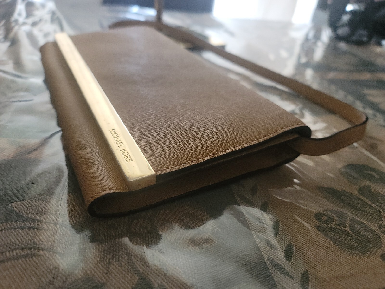 Michael Kors Leather Clutch Shoulder Bag Purse -see descriptions