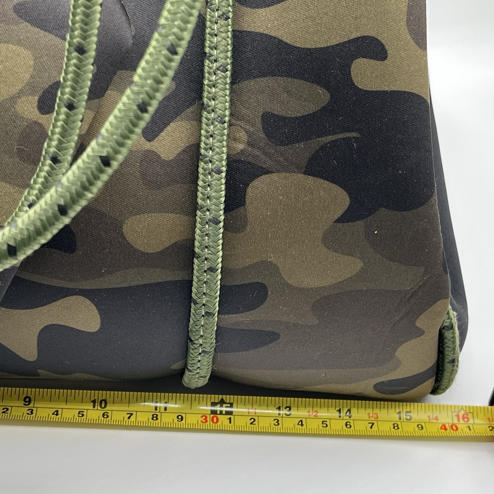 Haute Shore Greyson Green Camo Pink Tote Bag With Wristlet Bikini Bag Neoprene
