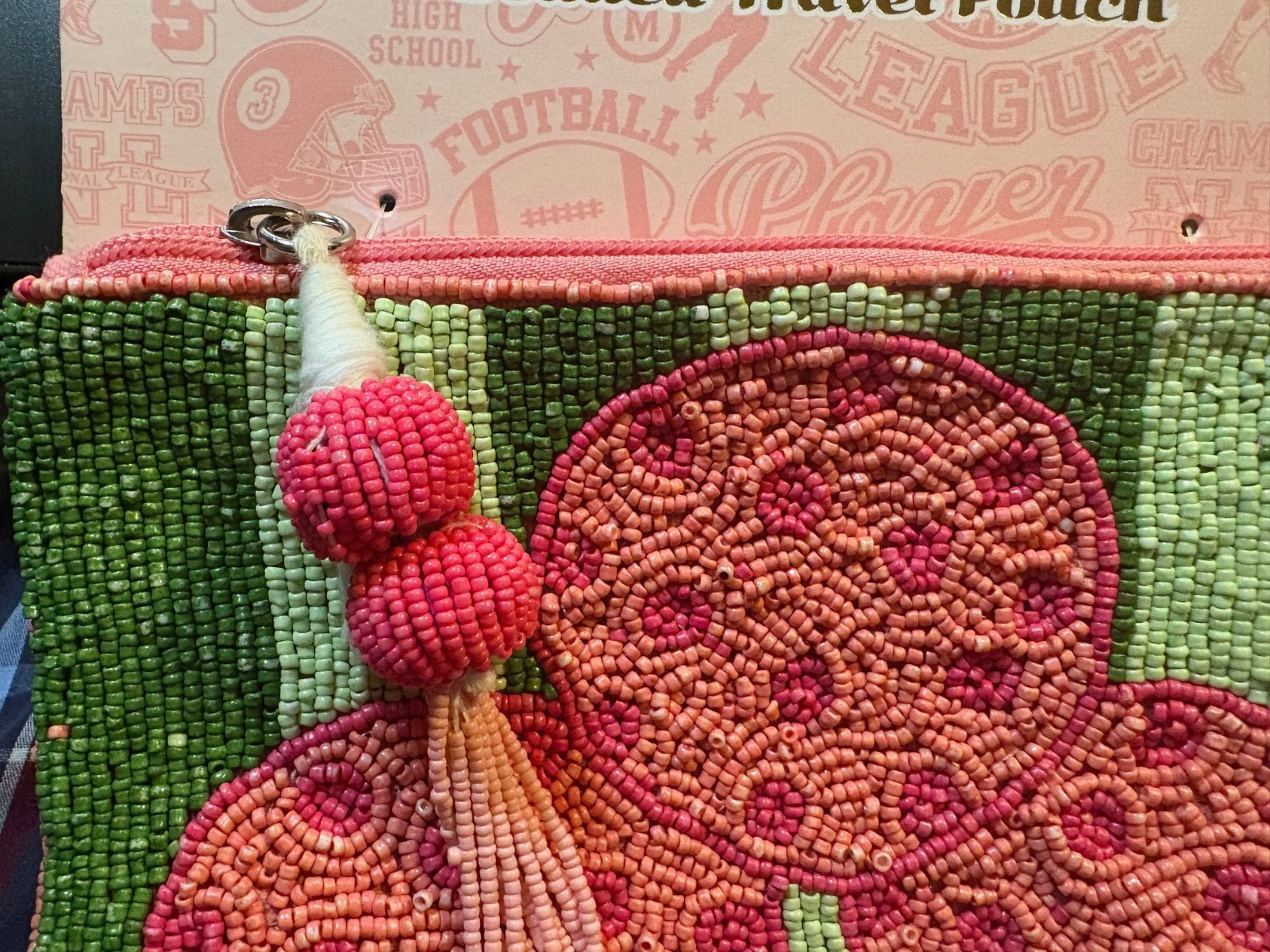 Wandering Moon Beaded Travel Pouch