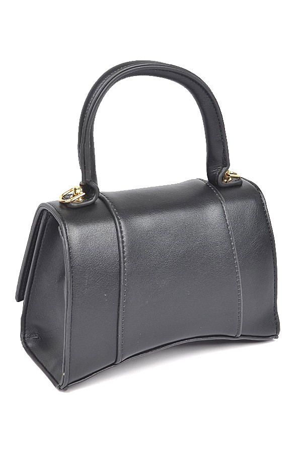 BNWT Brand New Vegan Leather Top Handle Convertible Crossbody Clutch Swing Bag