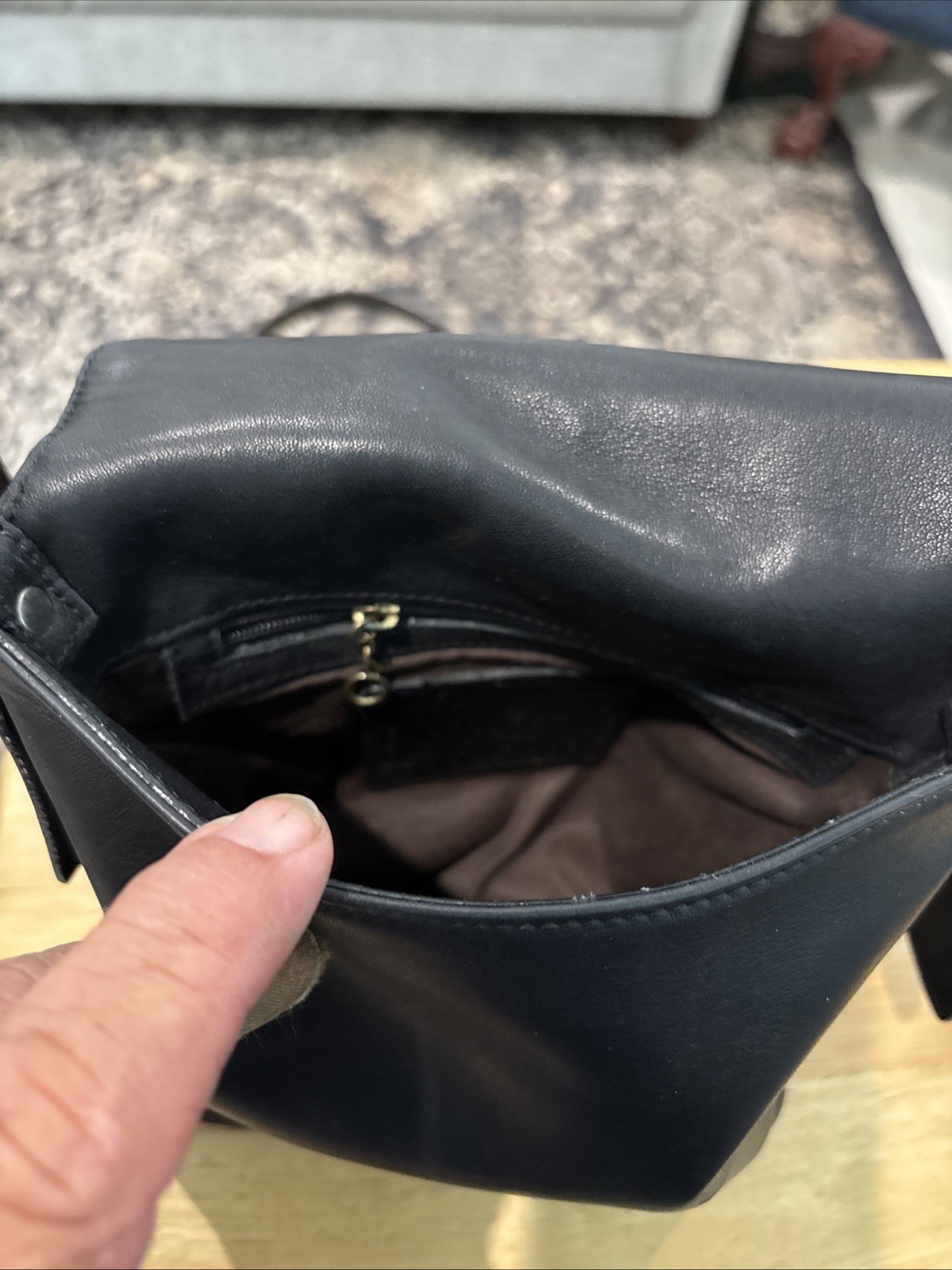 Coach Bag 9821 Leather Crossbody Shoulder Bag Black Purse