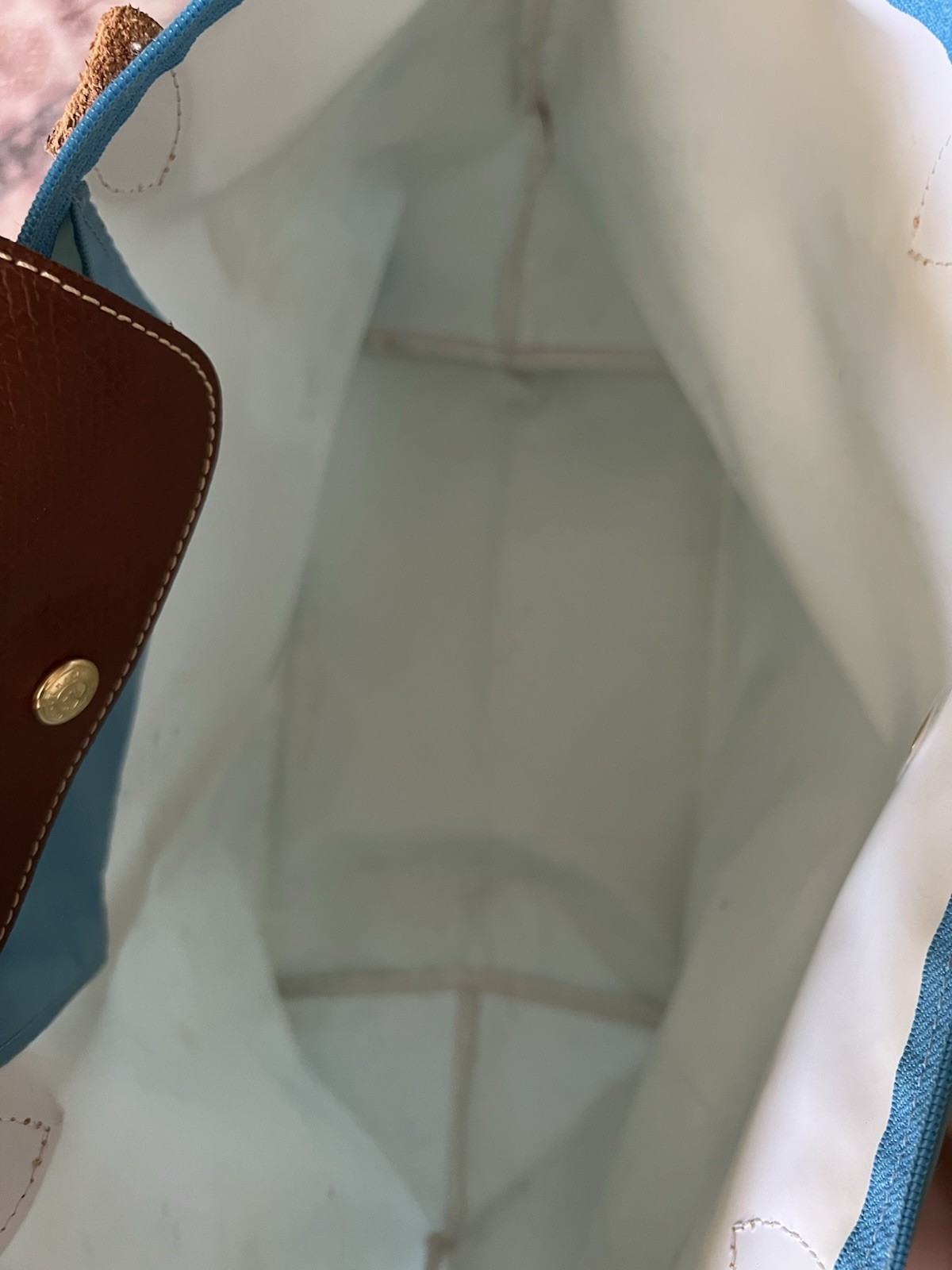 Longchamp Le Pliage Sky Blue Eiffel