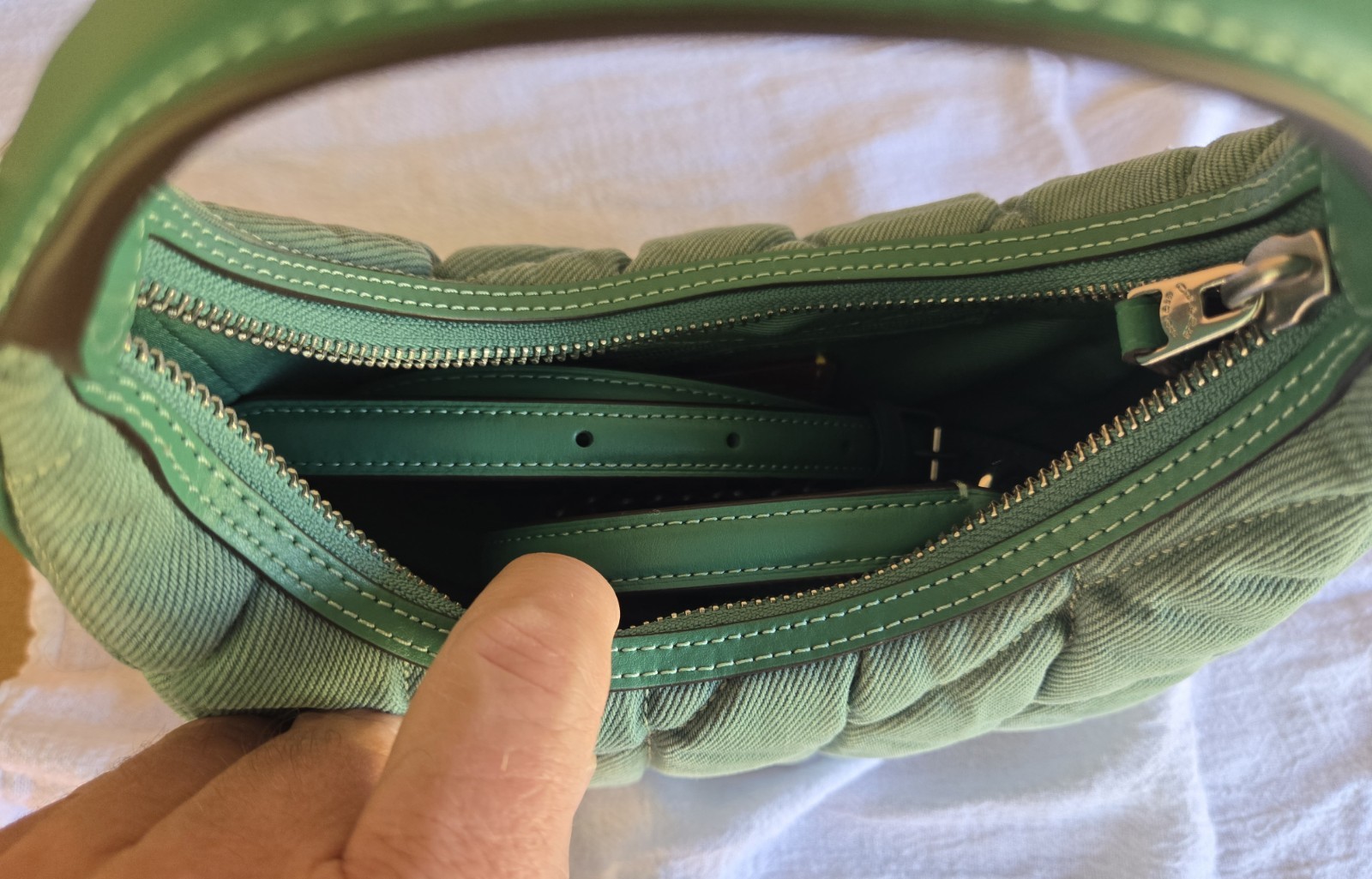 New Coach Outlet Carmen Mini Cross Body Bag CBR11 Ivy Green Crossbody Hand Bag