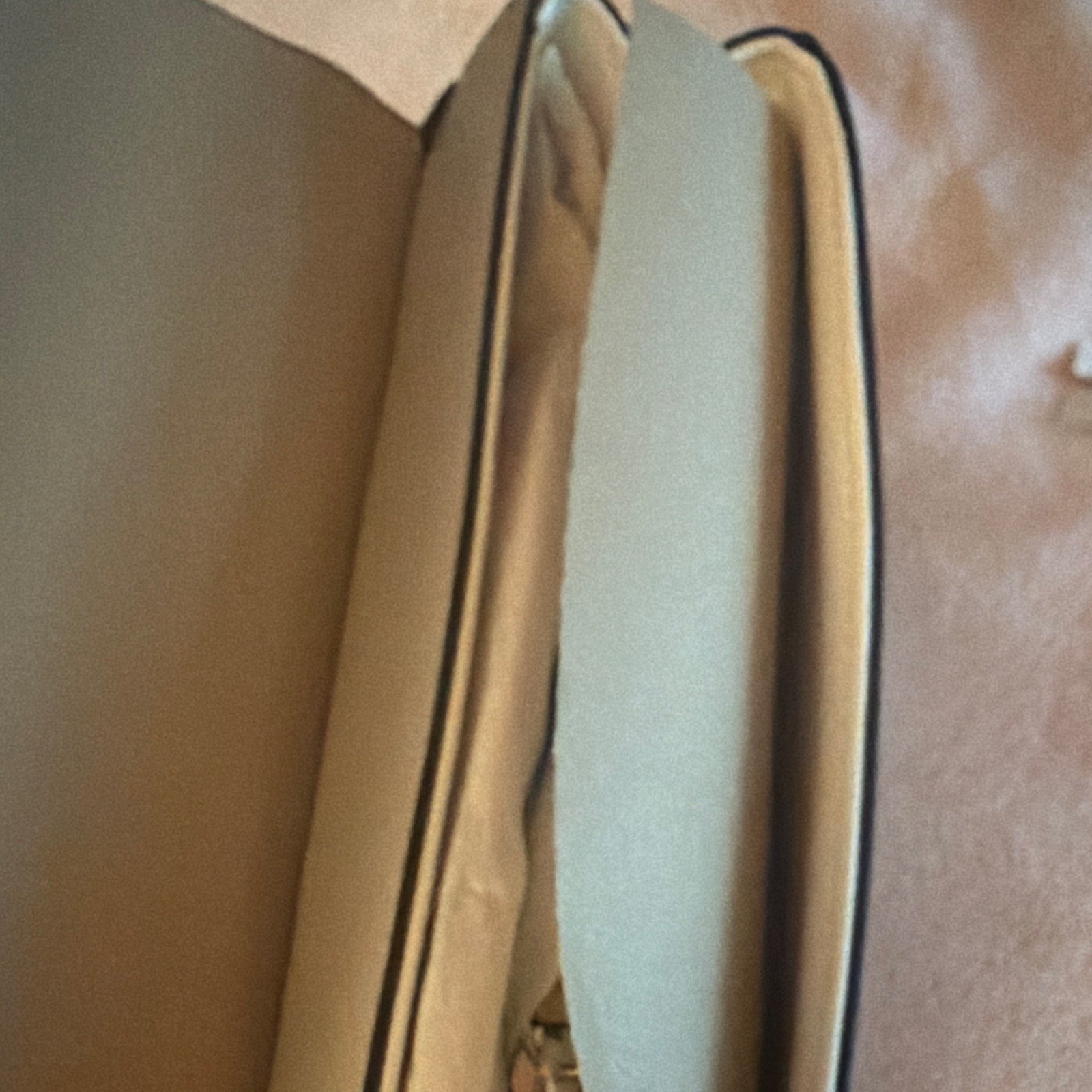 Nine West Beige Medium Satchel Top Handle, Detachable Strap, Chain, Magnetic