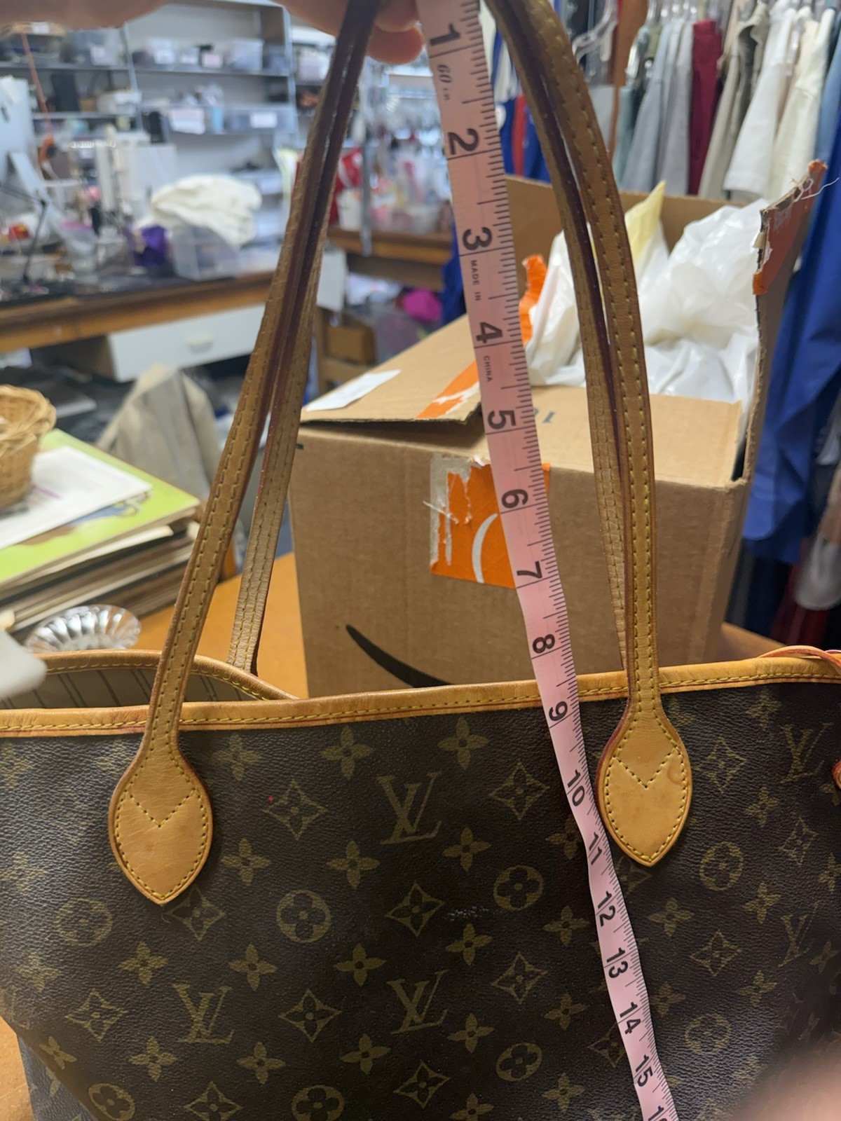 Louis Vuitton Neverfull Tote GM Brown Canvas Monogram FD1122