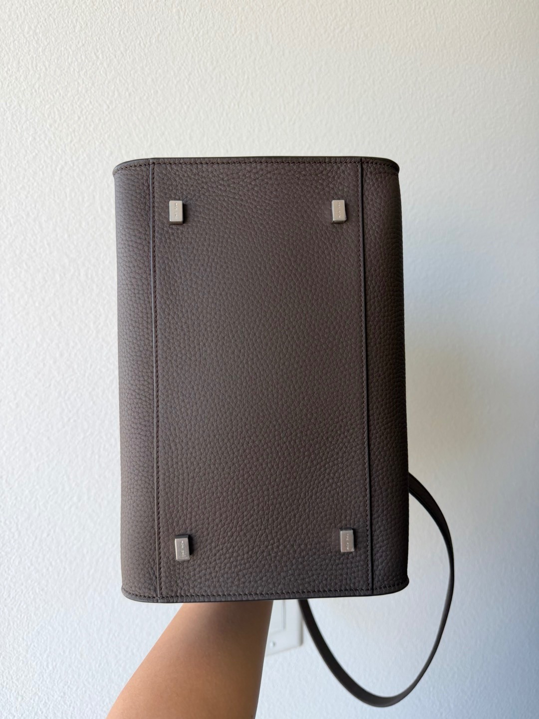 The Row Soft Margaux 10 Deep Brown Calfskin (comes with original packaging)