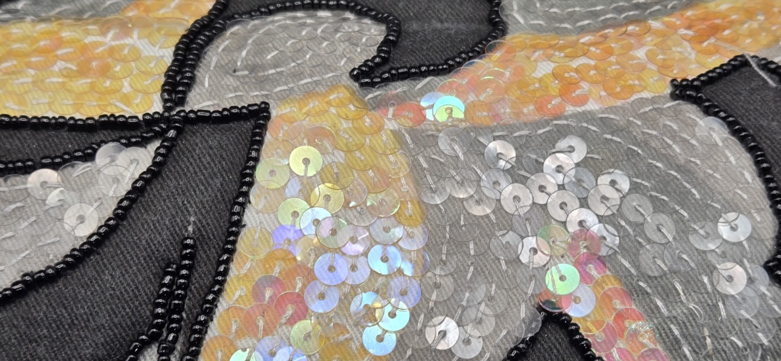 Max Mayer Beaded Sequin Geometric Metallic Clutch Kiss Lock Detachable Strap