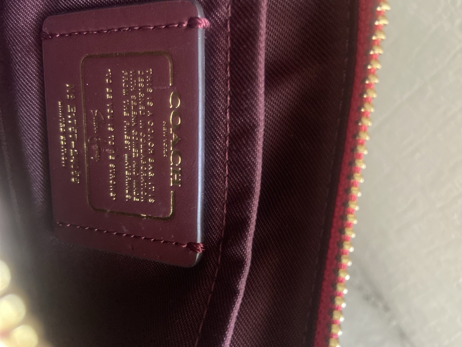 Coach Women’s Leather Handbag Coach x Selena Gomez Collection Limited Edition