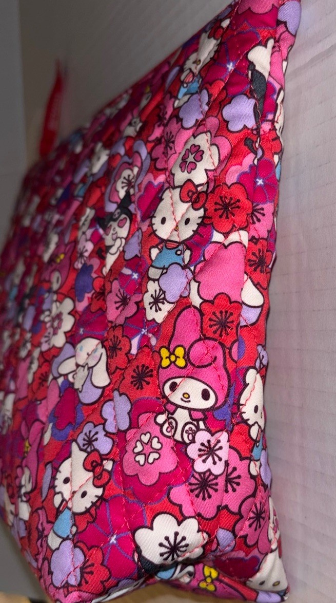 Vera Bradley Hello Kitty & Friends Hello Floral Large Pouch My Melody Cinnamorol