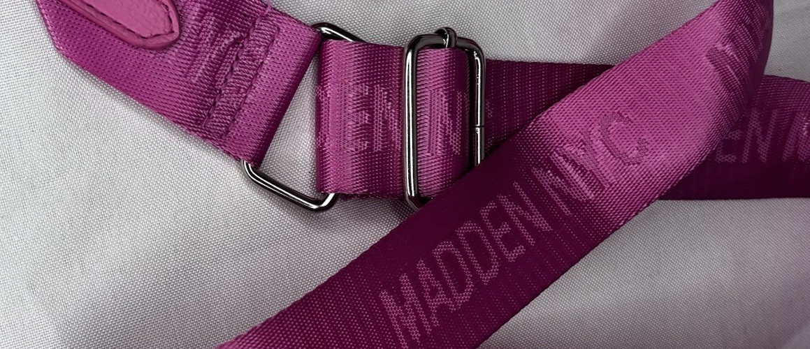 Madden NYC Fuscia Pink Bag Strap 50” In Length